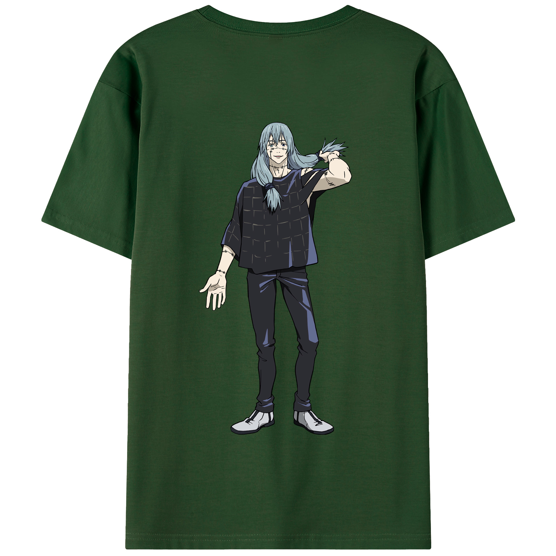 （画像用） 呪術廻戦 Jujutsu Kaisen 綿100％半袖Tシャツ（背面プリント）